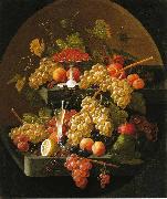 Fruit and Wine Glass Severin Roesen